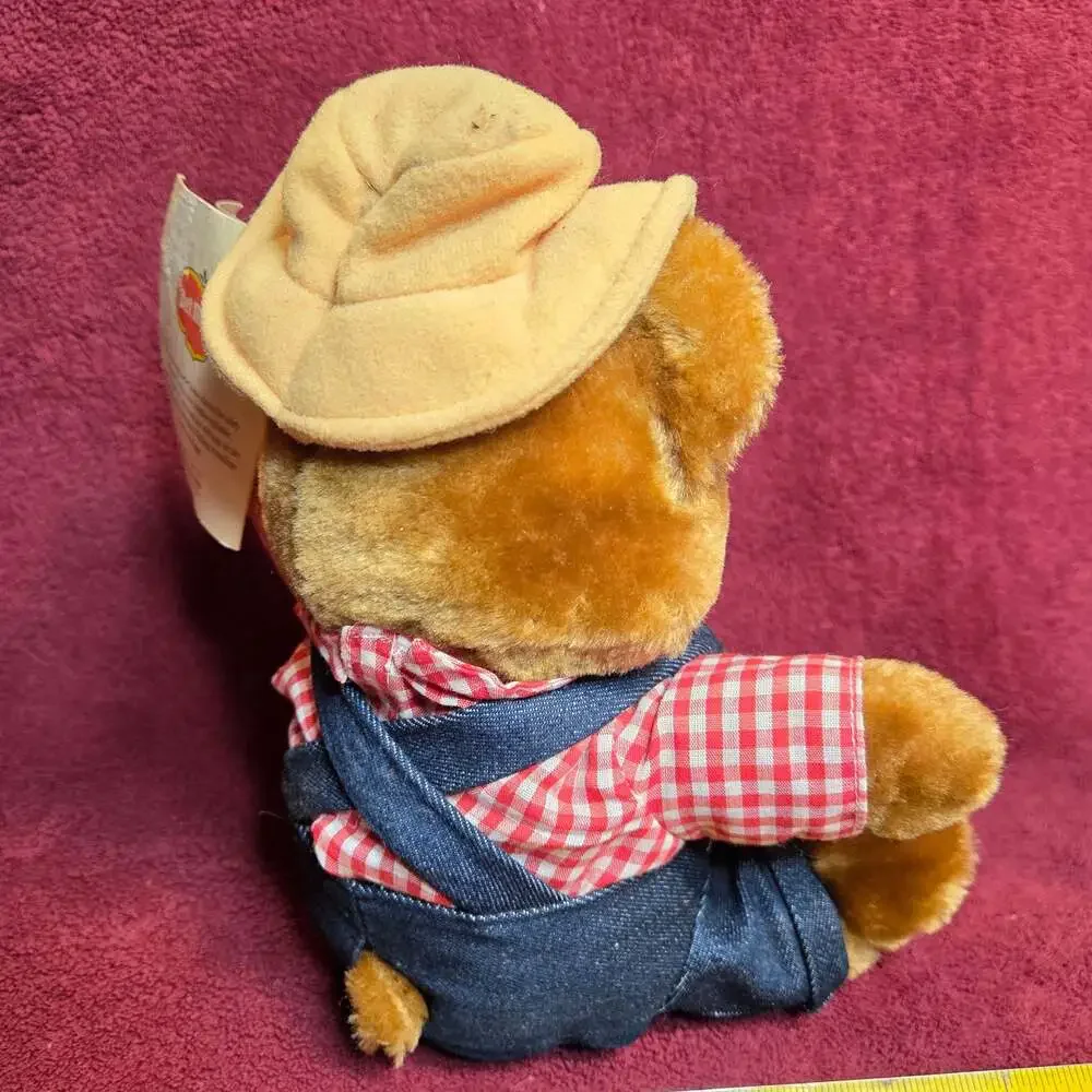 Vintage 1985 Dakin Del Monte Country Yumkins Brawny Bear Plush Toy